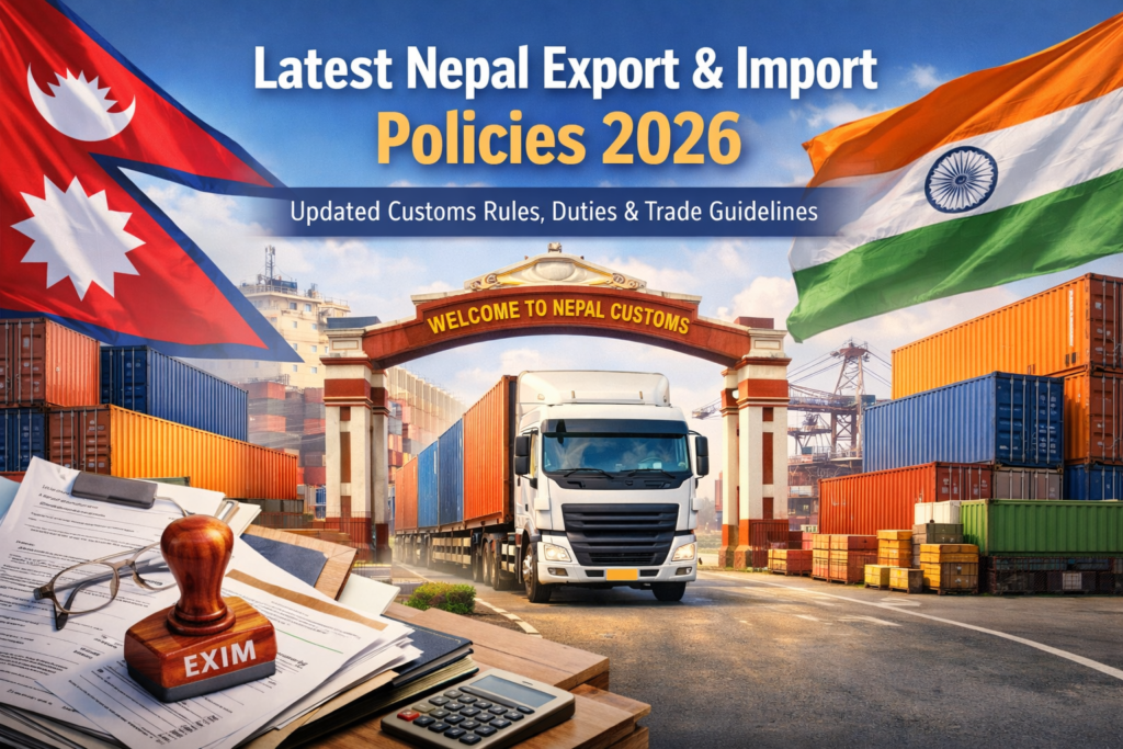 Nepal export import policy 2026