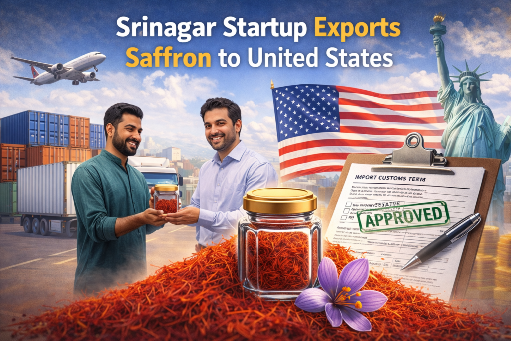 Srinagar Startup Exports Saffron to United States Can