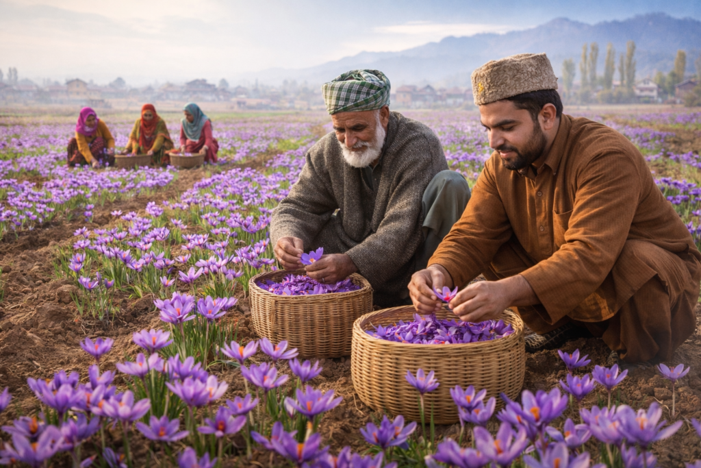 srinagar startup exports saffron to united states