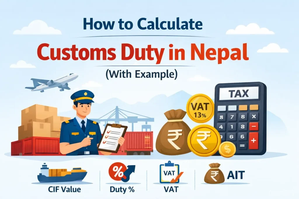 how to calculate customs duty in Nepal