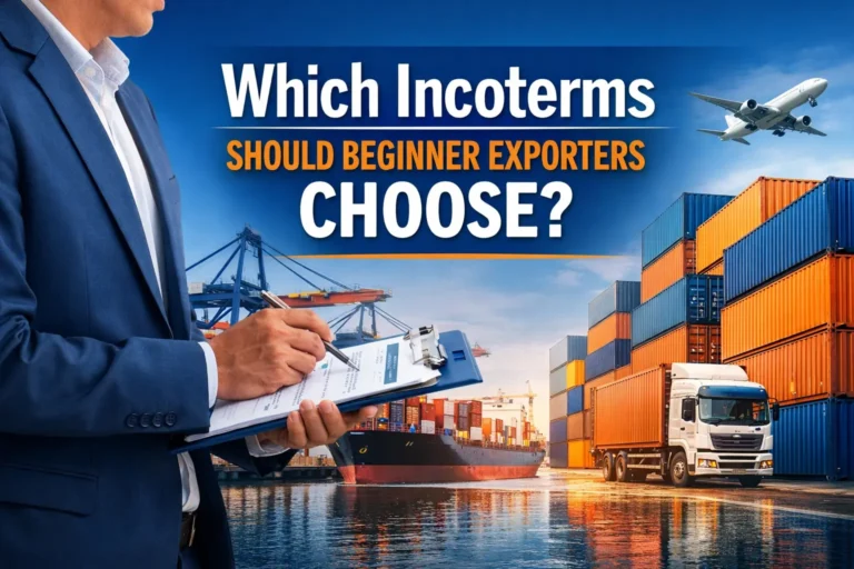 Choosing Incoterms for new exporters